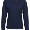 TeeJays Naisten pitkähihainen luxury stretch pikee - Image 3