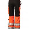 Hi-Vis STRETCH riipputaskuhousu oranssi/musta EN 20471 lk.2 - Image 2