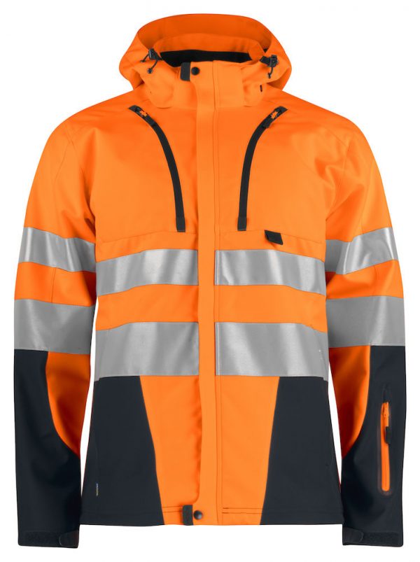ProJob tekninen softshell-huomiotakki EN ISO 20471, Luokka 3/2