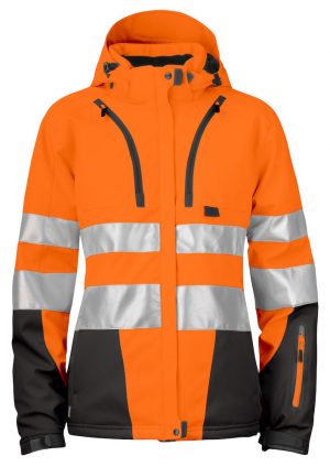 ProJob naisten talvitakki EN ISO 20471, Luokka 3/2