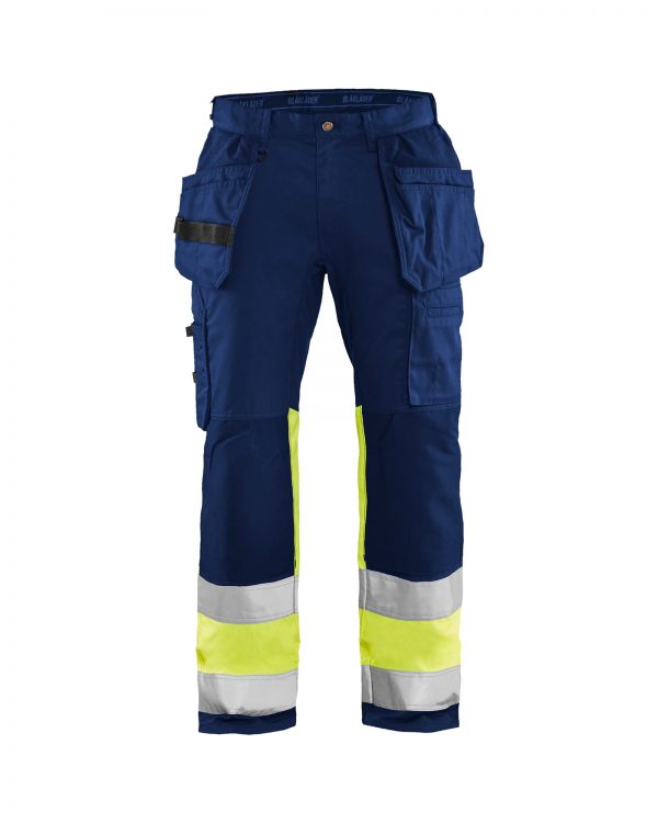 Blåkläder highvis riipputaskuhousut, stretch