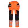 PortwestDX442 Hi-Vis Joustohousut irrotettavilla riipputaskuilla, luokka 2, 4 suuntaan joustava - Image 3