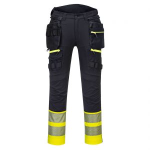 Portwest Hi-Vis riipputaskuhousut, luokka 1, 4 suuntaan joustavat