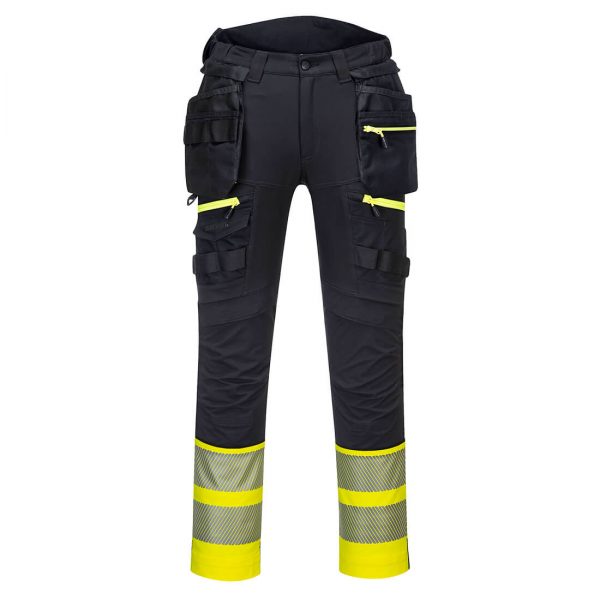 Portwest Hi-Vis riipputaskuhousut, luokka 1, 4 suuntaan joustavat