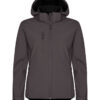 Clique Classic naisten hupullinen softshell takki - Image 5