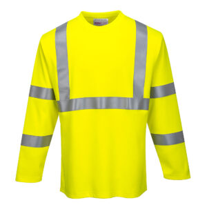 Portwest liekin kestävä HI-Vis pitkähihainen t-paita