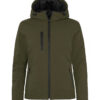 Clique naisten hupullinen topattu softshell takki - Image 5