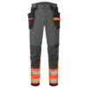 Portwest EV4 Hi-Vis 1-luokan joustavat housut irroitettavilla riipputaskuilla - Image 3