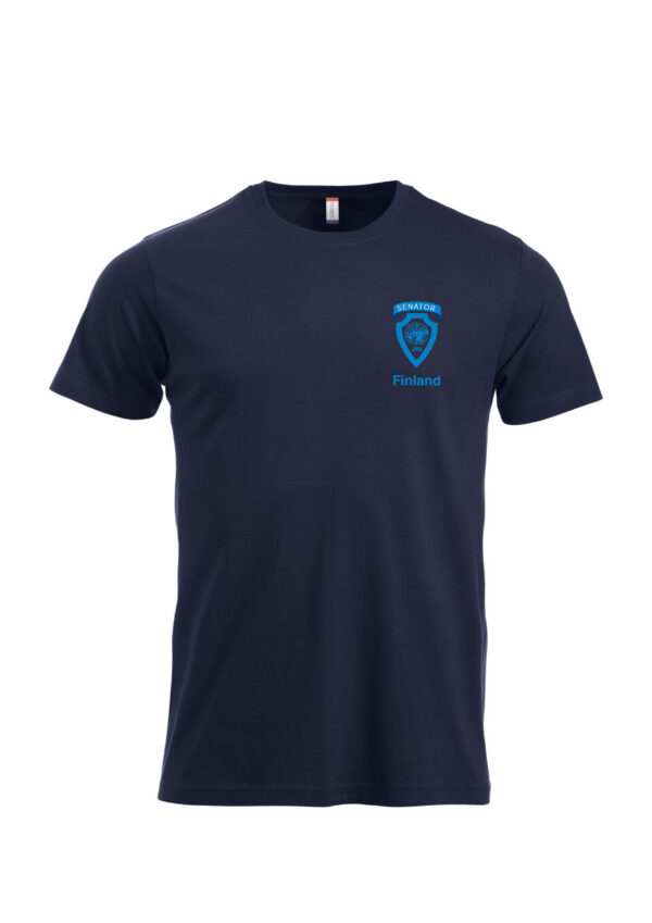 Suomen Senaatin puuvilla t-paita, unisex-malli