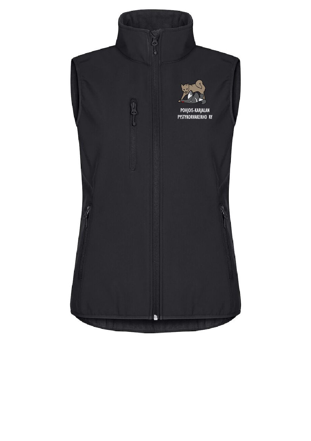 Pystykorvakerhon Classic Softshell-liivi, naistenmalli
